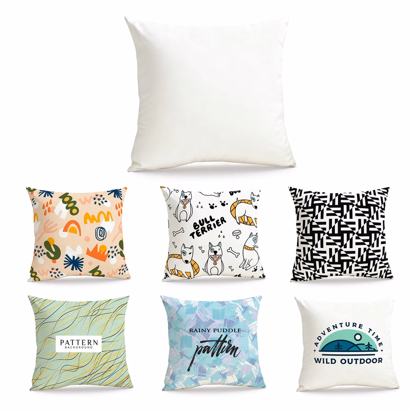 18X18 Inch Cotton Throw Pillow