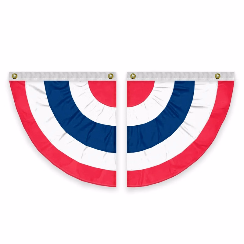 USA Pleated Half Fan 3' x 3'