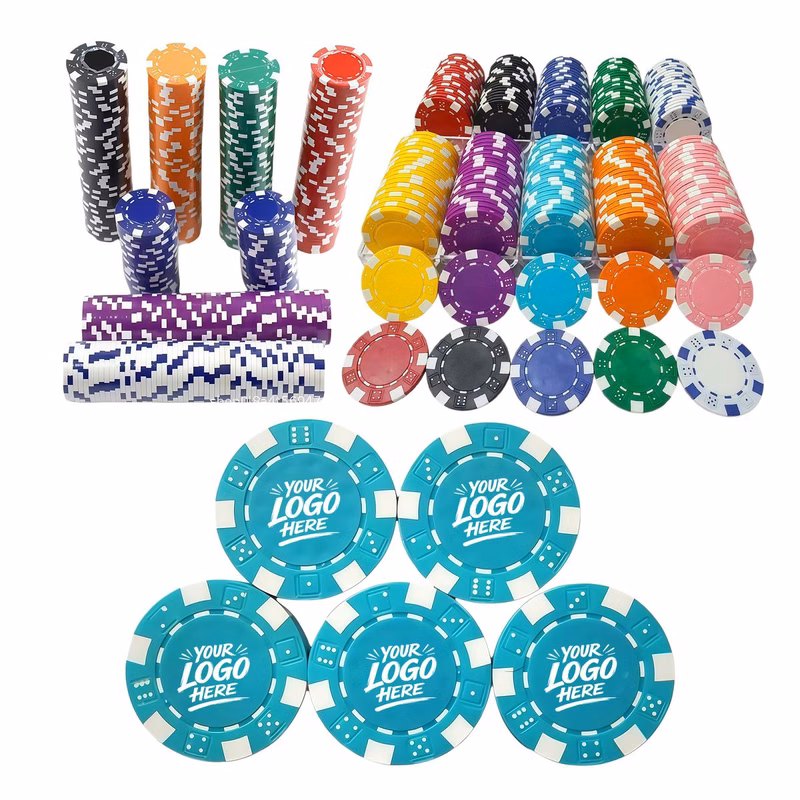 Premium 1.57-Inch ABS Poker Chips for Card Night