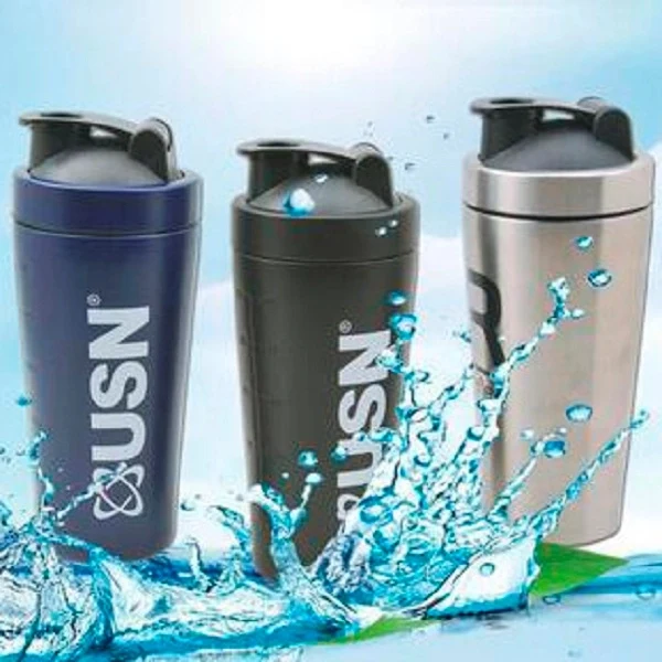 Stainless Steel Vacuum Shaker Bottle with Scale 1