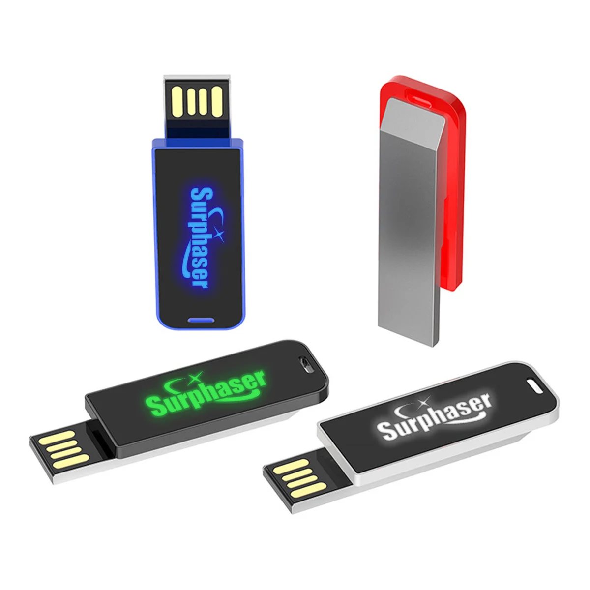 Light Up Paper Clip USB Flash Drive 1