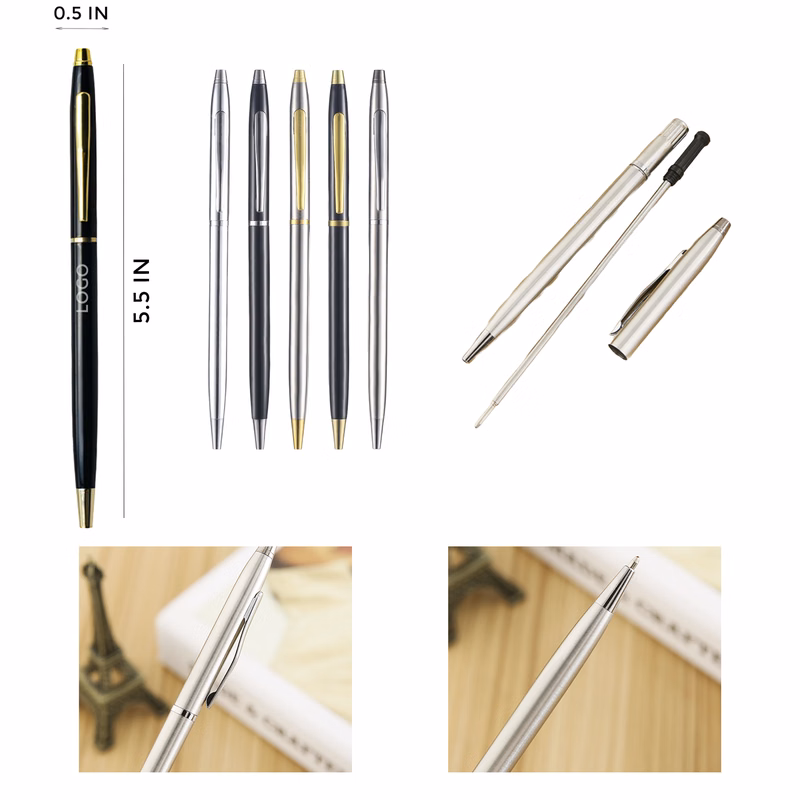 MOQ 10 PCS Durable Metal Twist Action Pen