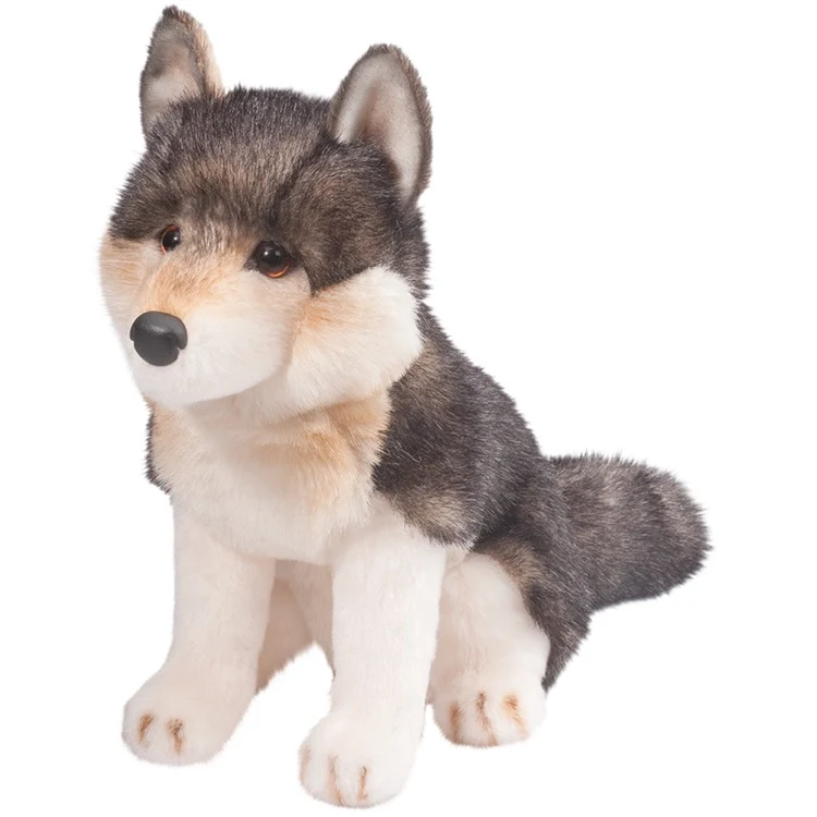 Atka Wolf Stuffed Animal 1