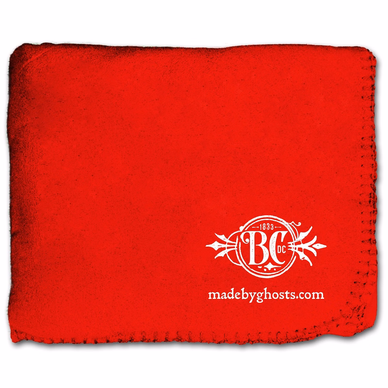 50" x 60" Fleece Whipstitch Blanket - Red