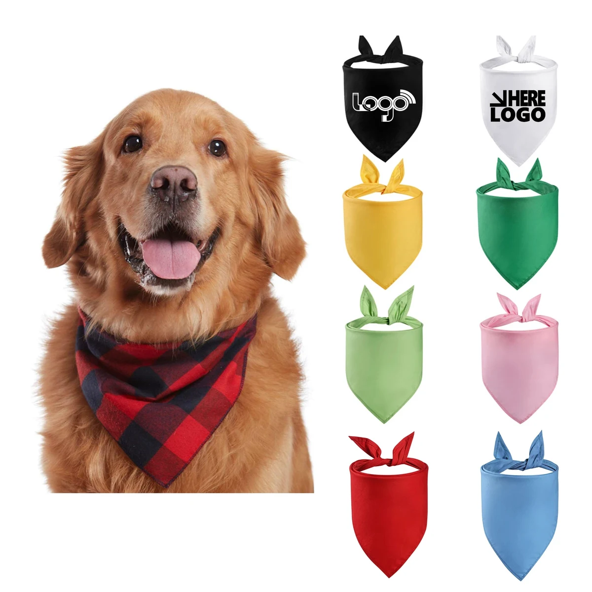 Sublimation Triangle Dog Bandana 1