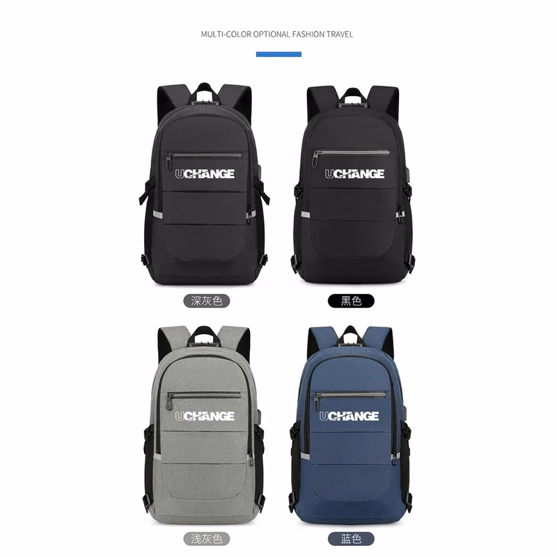 Anti-Theft Laptop Backpack with Lock & Reflective Strip