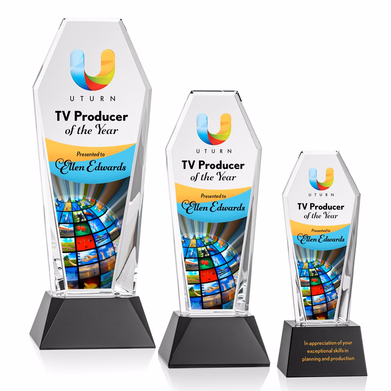 Romford VividPrint™ Award on Base - Black