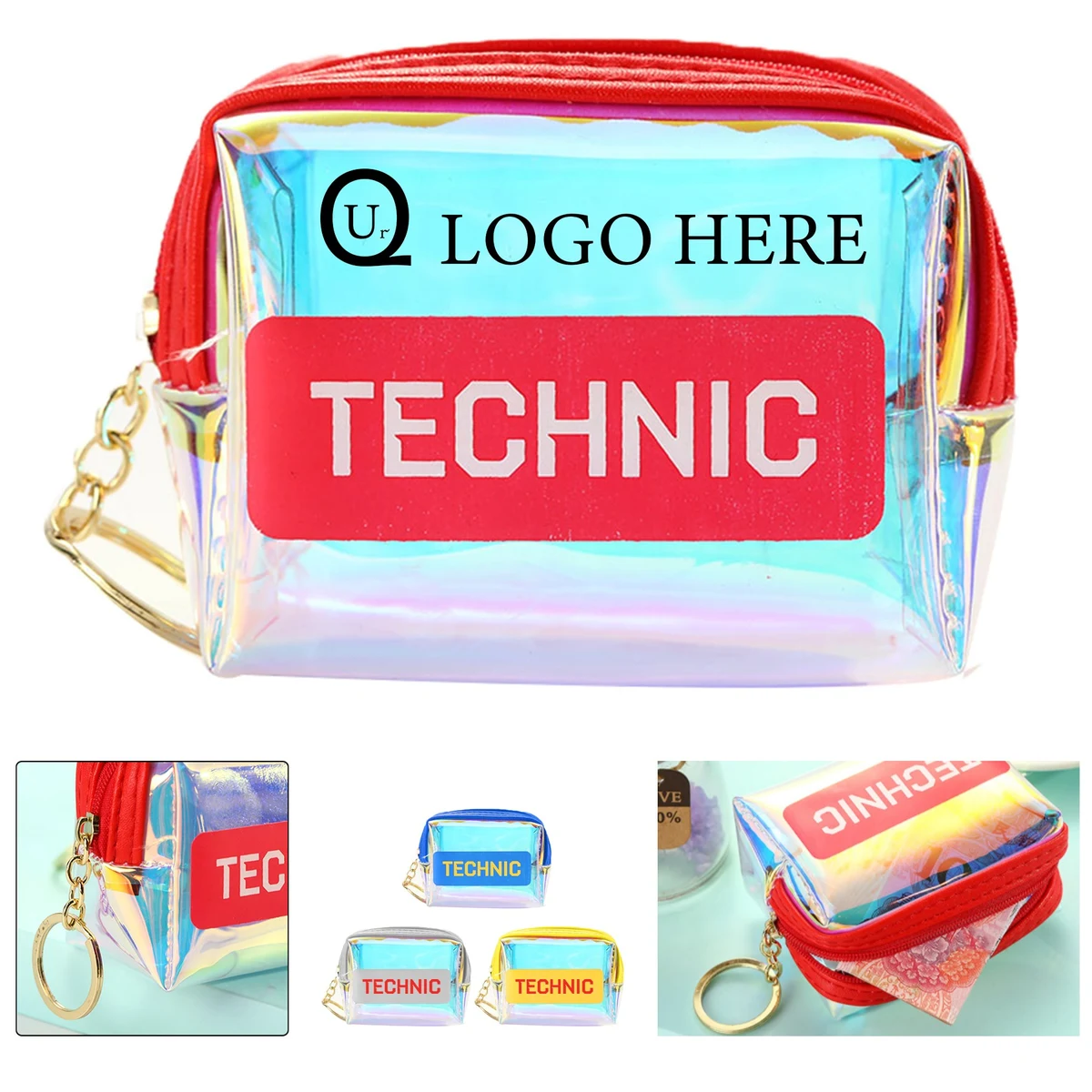 Laser Square Coin Purse 1