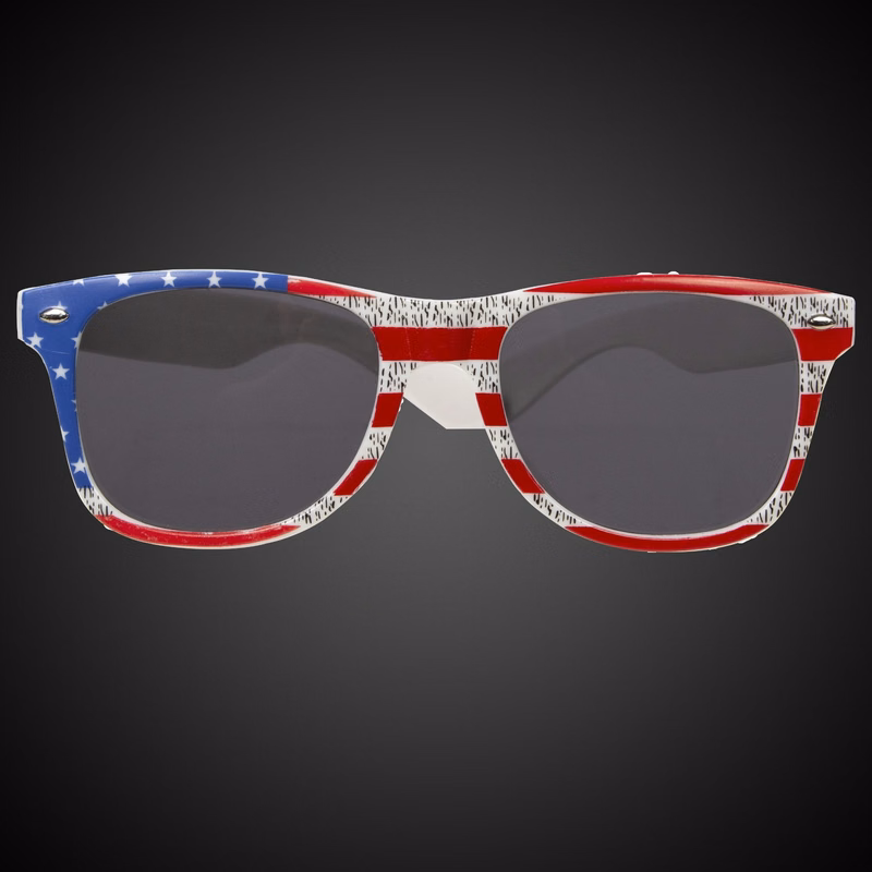 American Flag Glasses