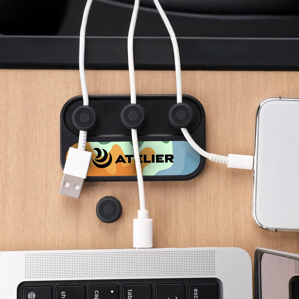 Wire Frame Desktop Cable Organizer 1