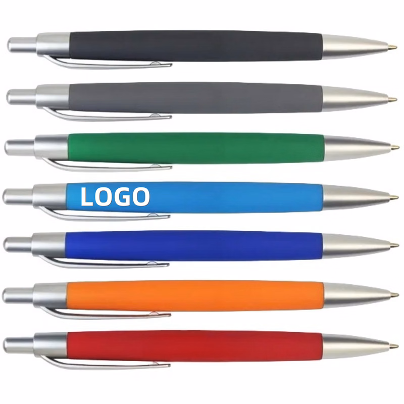 Plastic Retractable Ballpoint Pen MOQ 100