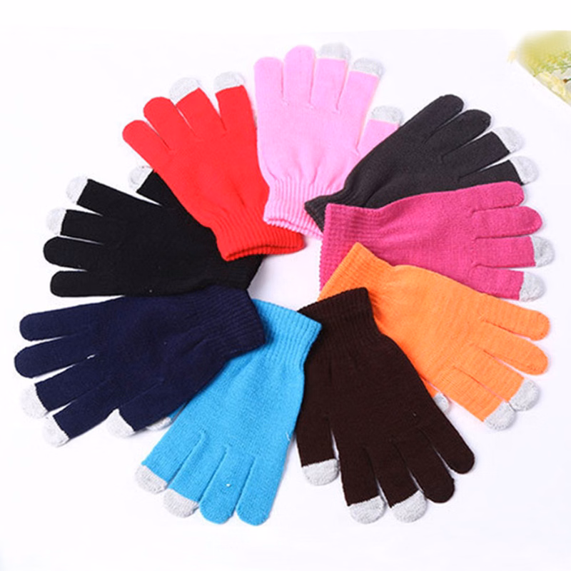 Winter Touch Screen Knitting Gloves