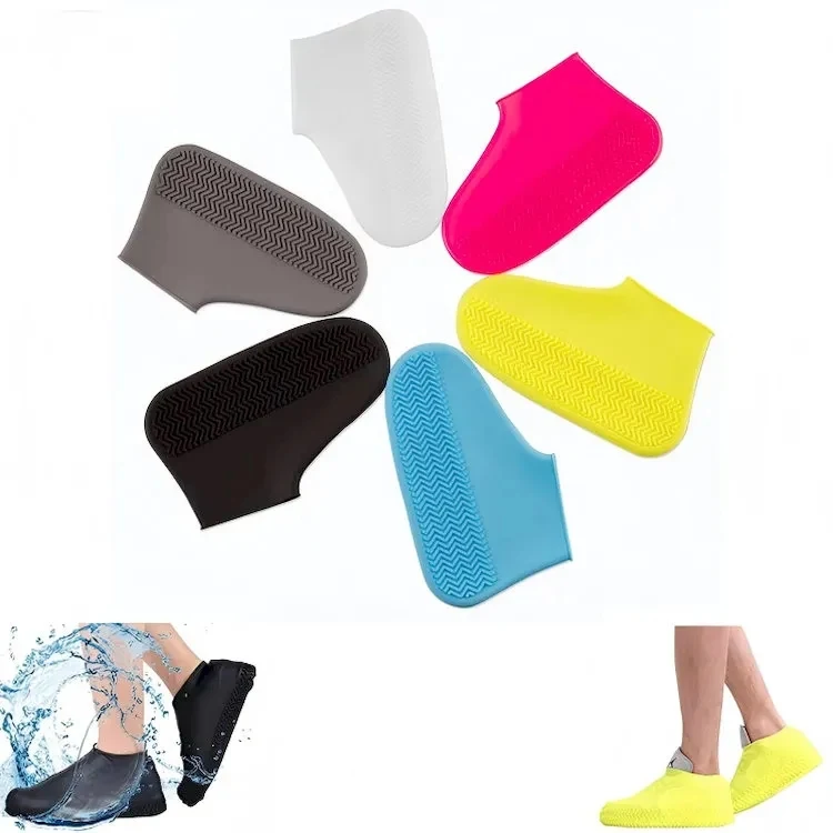 Silicone Waterproof Reusable Non Slip Boot and Shoe Cover 1