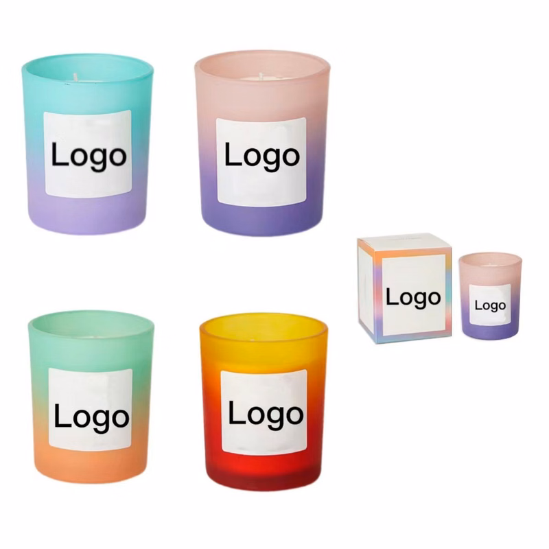 Gradient Soybean Wax Scented Candle