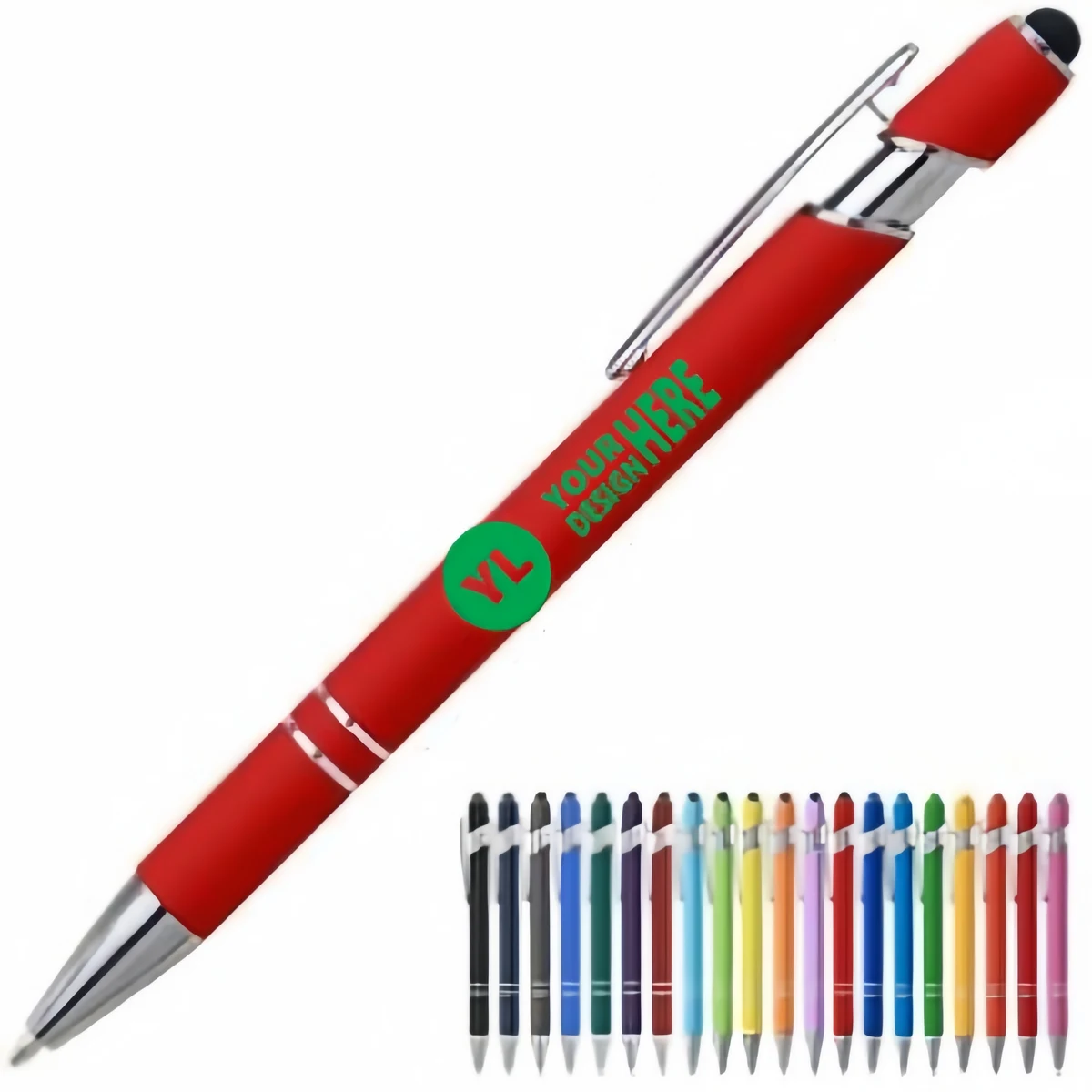 Stylus Pens - Black Ink 2 in 1 Capacitive Stylus 1