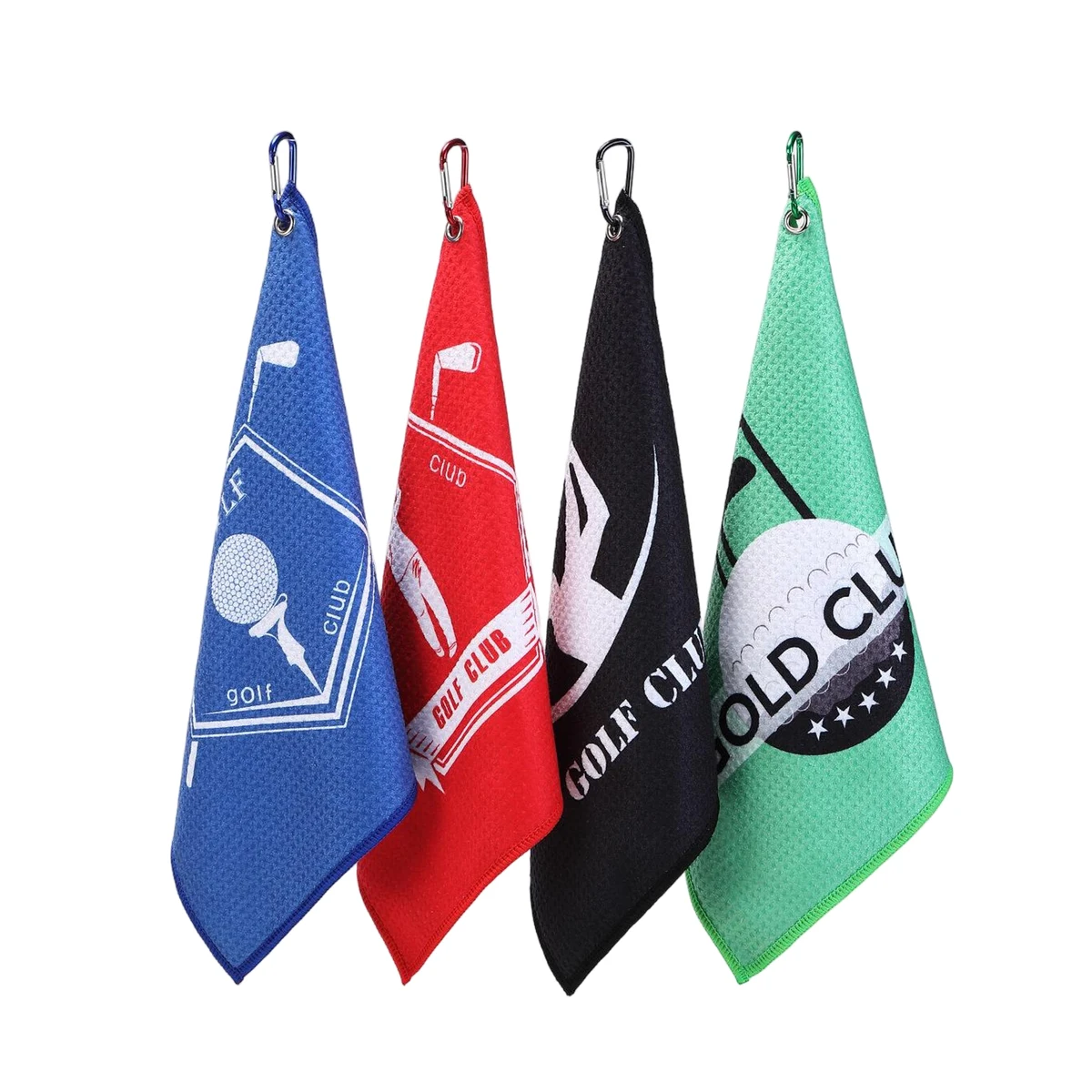 Full Color Waffle Golf Towel - OCEAN 1