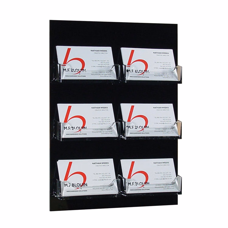 Wall Business Card Holder, 6 Pockets