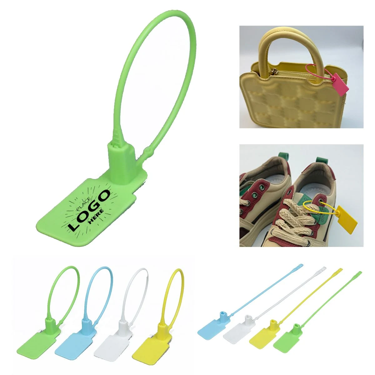 Thickened Interlocking Teeth Disposable Clothing Anti-Theft Buckle With Smooth Surface 1