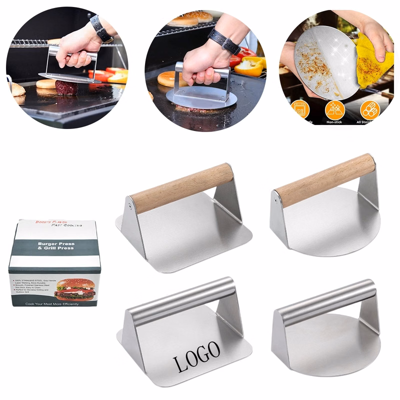 Stainless Steel Burger Press