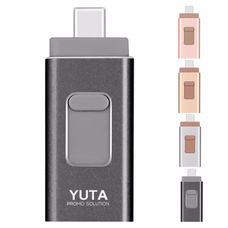64Gb Usb 4-In-1 Compact Portable Flash Drive