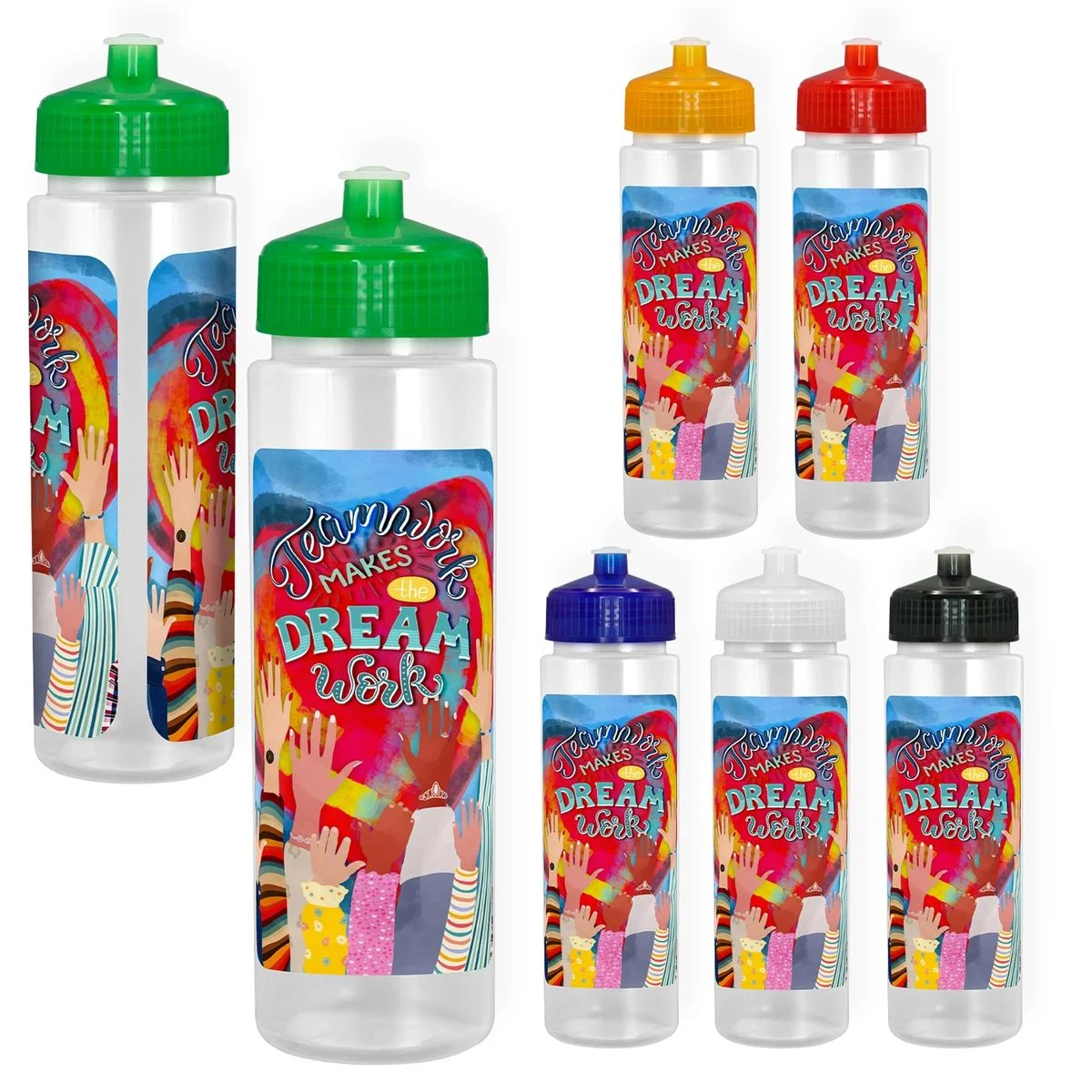Sporty 24 oz. Full Color Grip Bottle 1