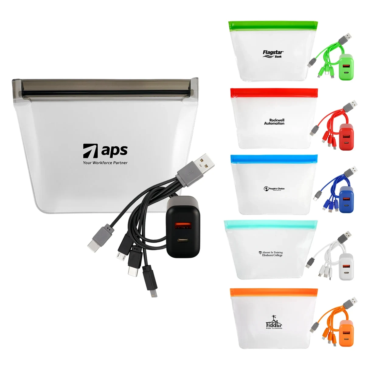 REUSABLE FAST CHARGER TECHIE SET 1