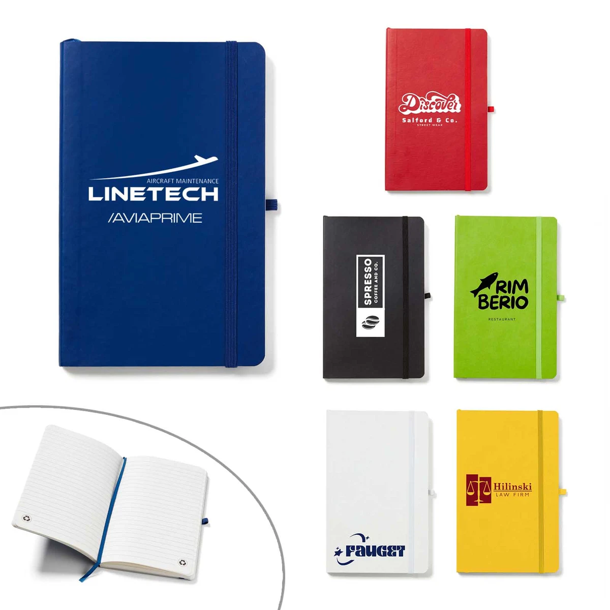 RPET Soft Cover Journal Notebook with Pen Loop 1