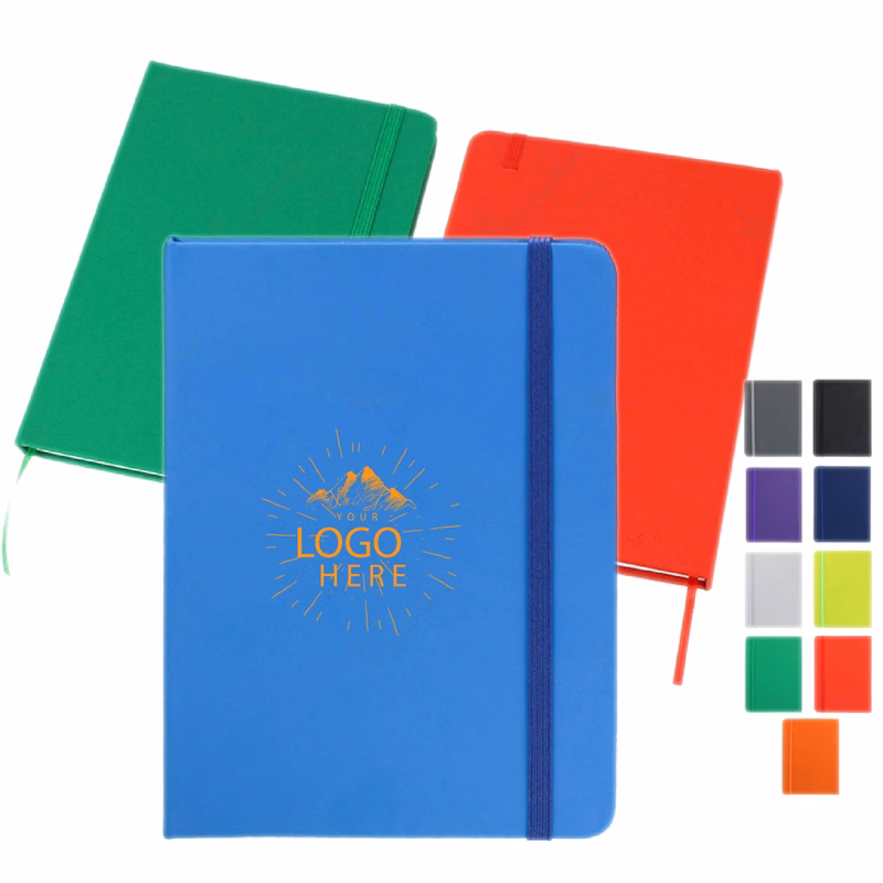Handy Notebook with a Matching Bookmark and Strap
