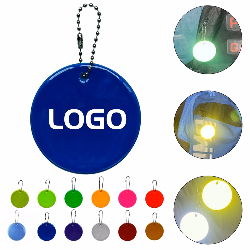 Double-Sided Safety Reflector Pendant for Runners & Kids