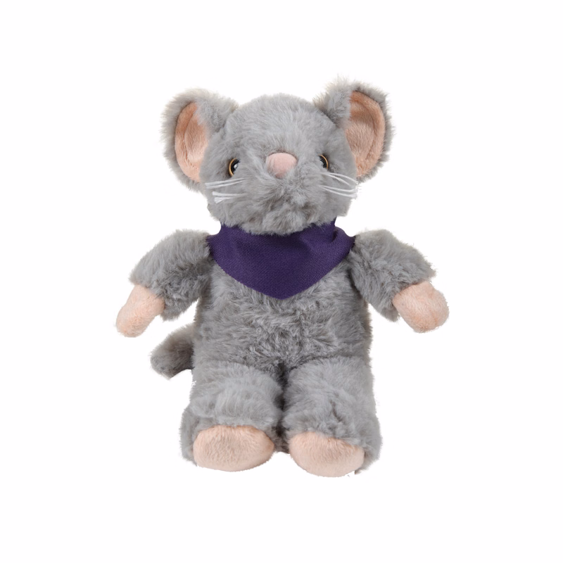 soft plush Mouse with bandana