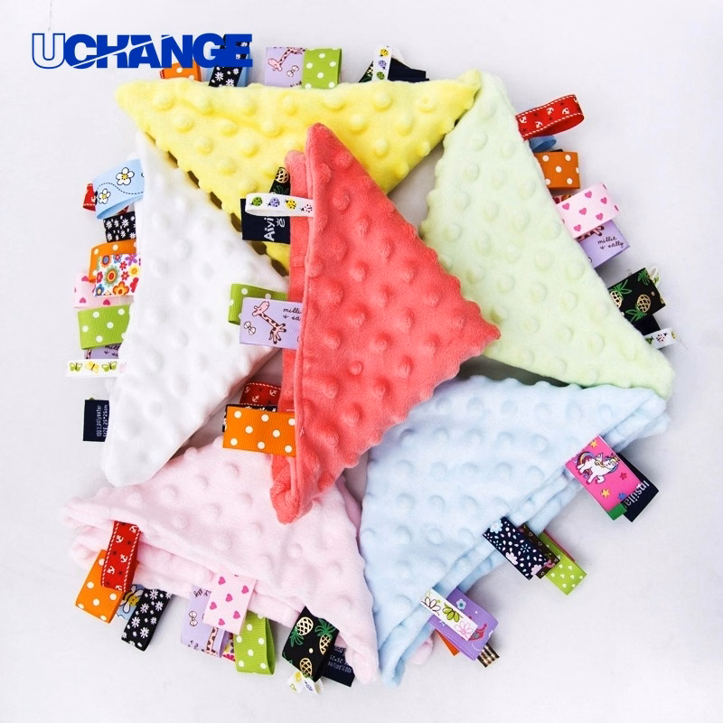 Baby Security Tag Blanket Comfort Toy for Infants & Toddlers