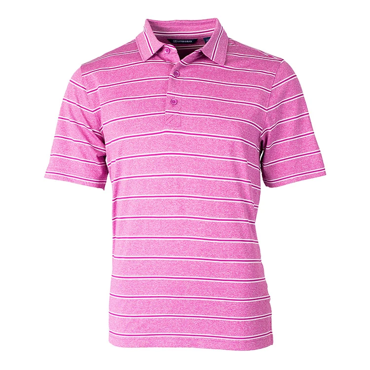 Cutter & Buck Forge Heather Stripe Stretch Men's Polo 1