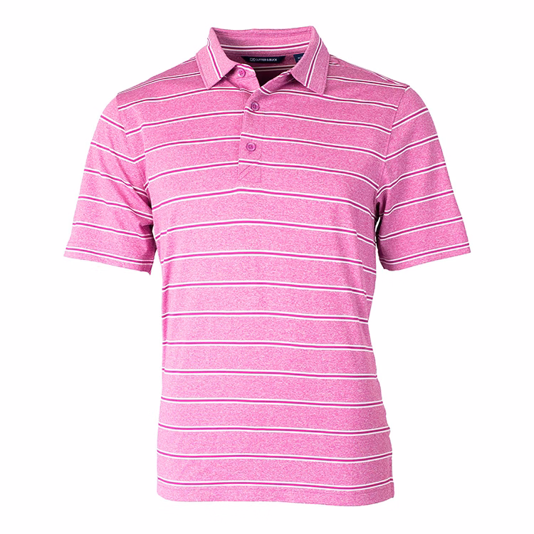 Cutter & Buck Forge Heather Stripe Stretch Men's Polo