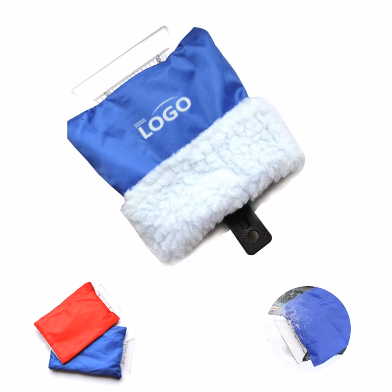 Snow shovel with gloves