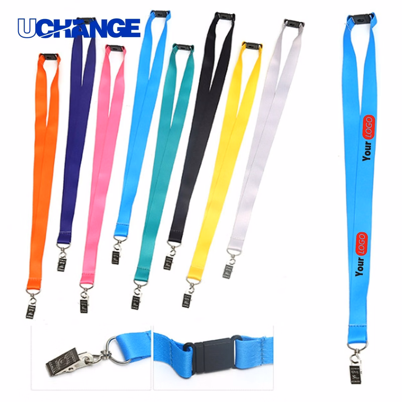 Polyester Lanyard with Full Color Print and Breakaway