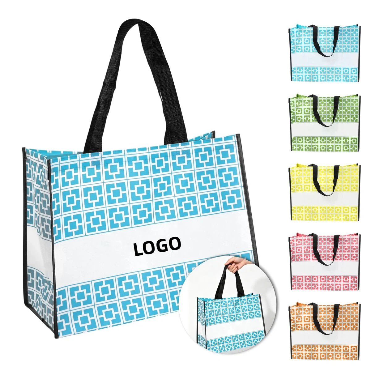 Non-Woven Fabric Coated Shopping Bag 1