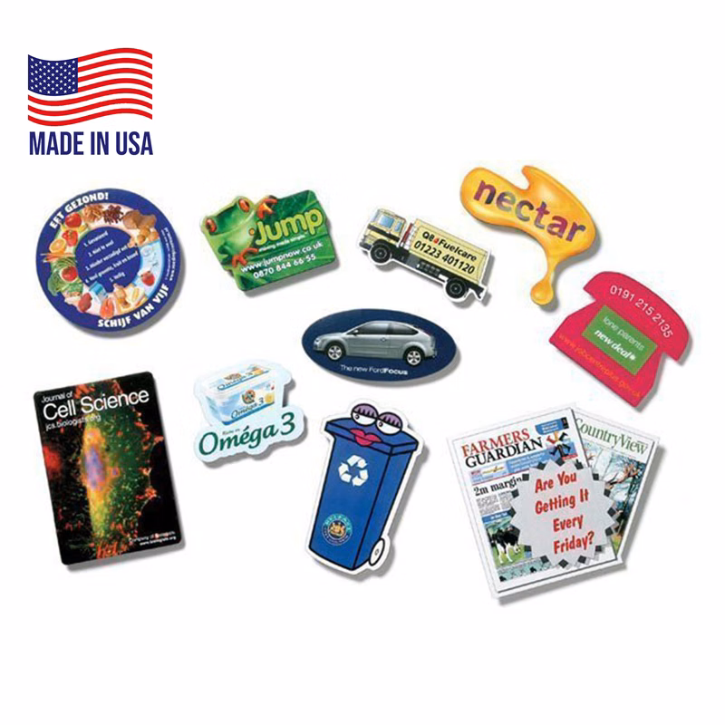USA Made Custom Die cut to shape Outdoor Magnets
