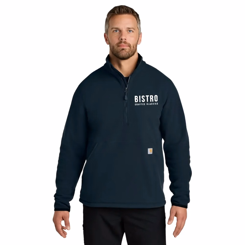 Carhartt(R) Textured Half-Zip Fleece Jacket