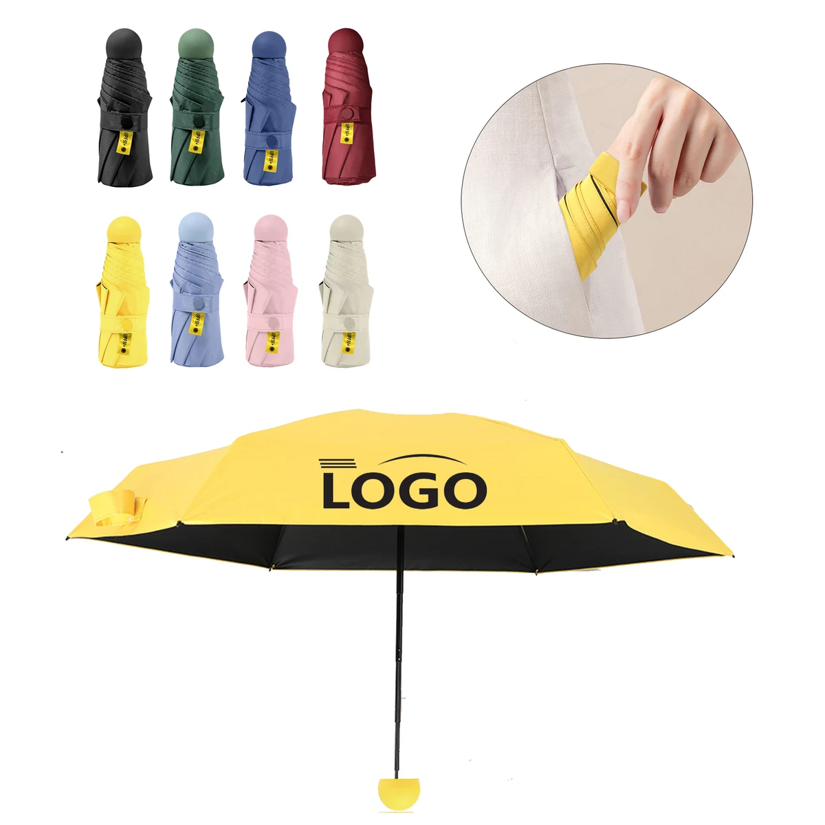 MOQ:10pcs Mini Travel Umbrella 1