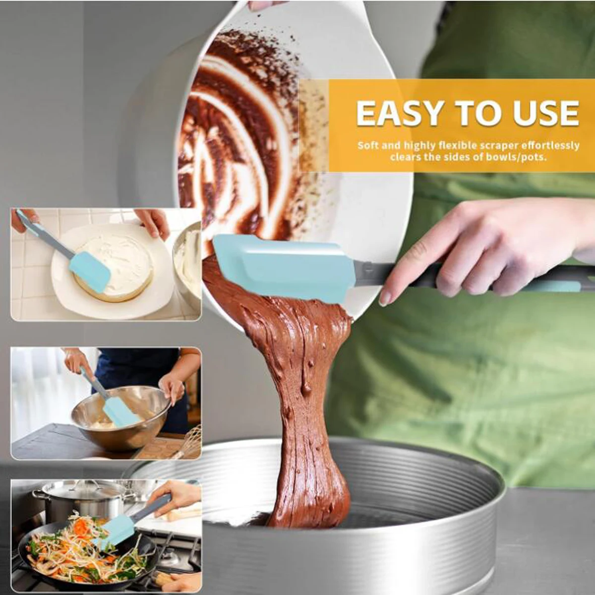 Silicone Basting and Spatula Set 1