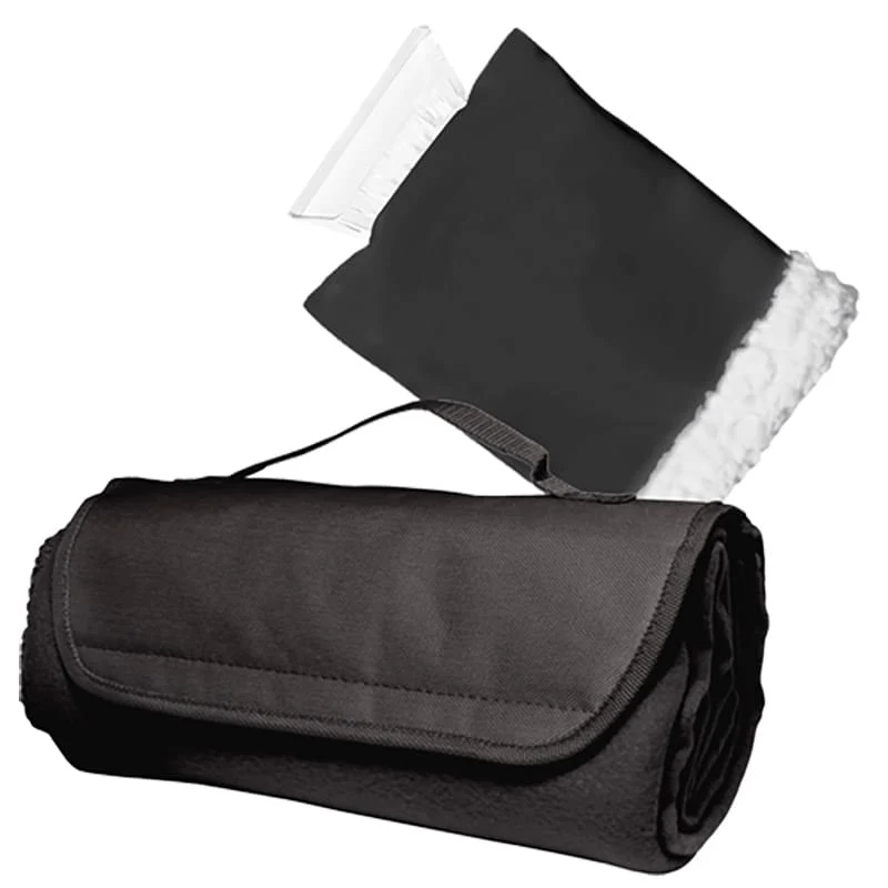 Blanket and Ice Scraper Car Set 1