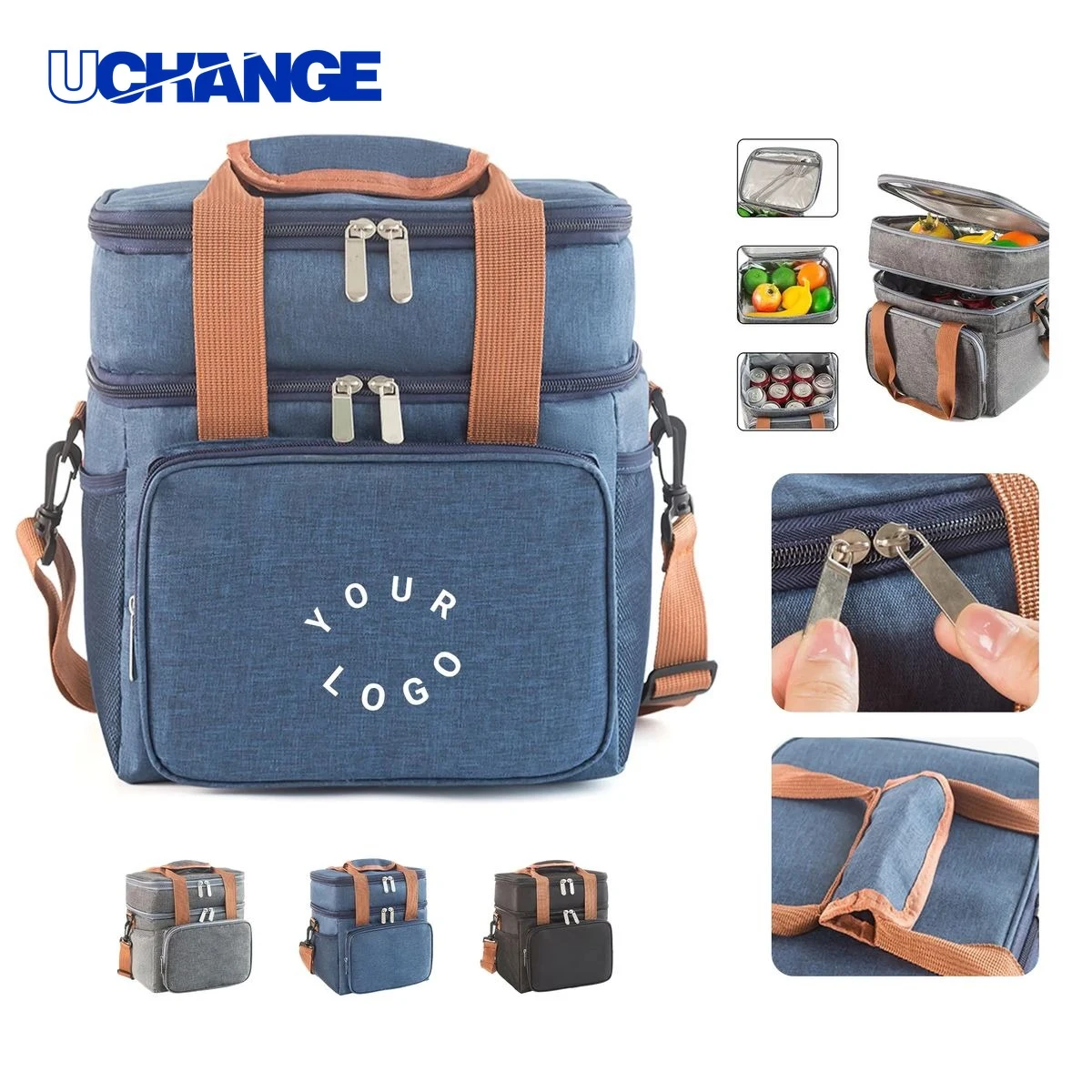 Oxford Cooler Bag Carrier for Travel Outdoor Use 1