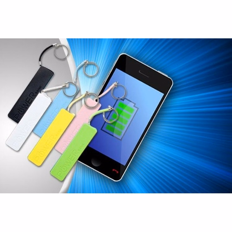 2200 mAh Portable Charger With Keychain