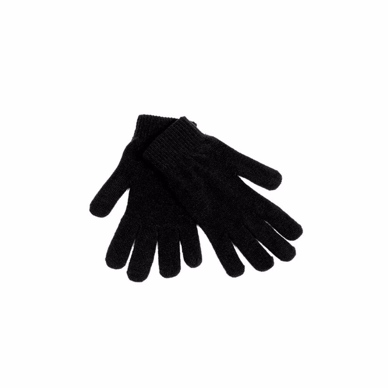 Women's Chenille Gloves Black