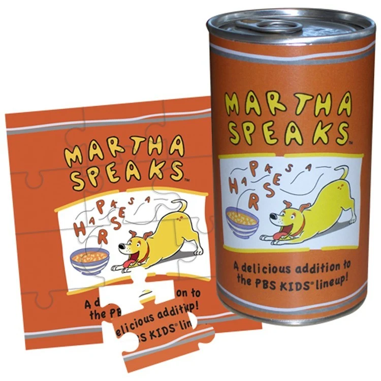 12 Pieces - 5" x 5" - Small Puzzle in Can 1