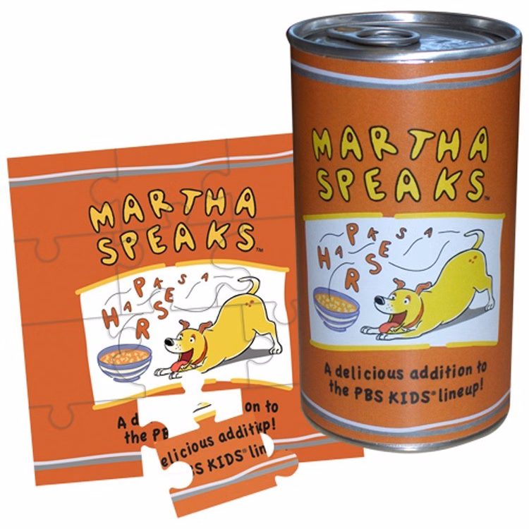 12 Pieces - 5" x 5" - Small Puzzle in Can