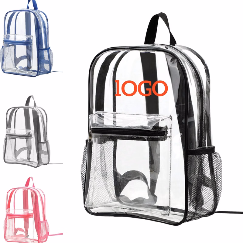 Clear PVC Waterproof Stadium Backpack