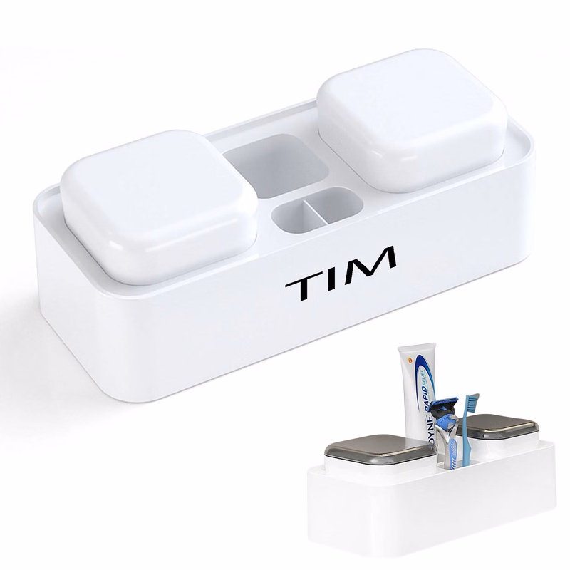 Toothbrush Holder with Rinse Cup