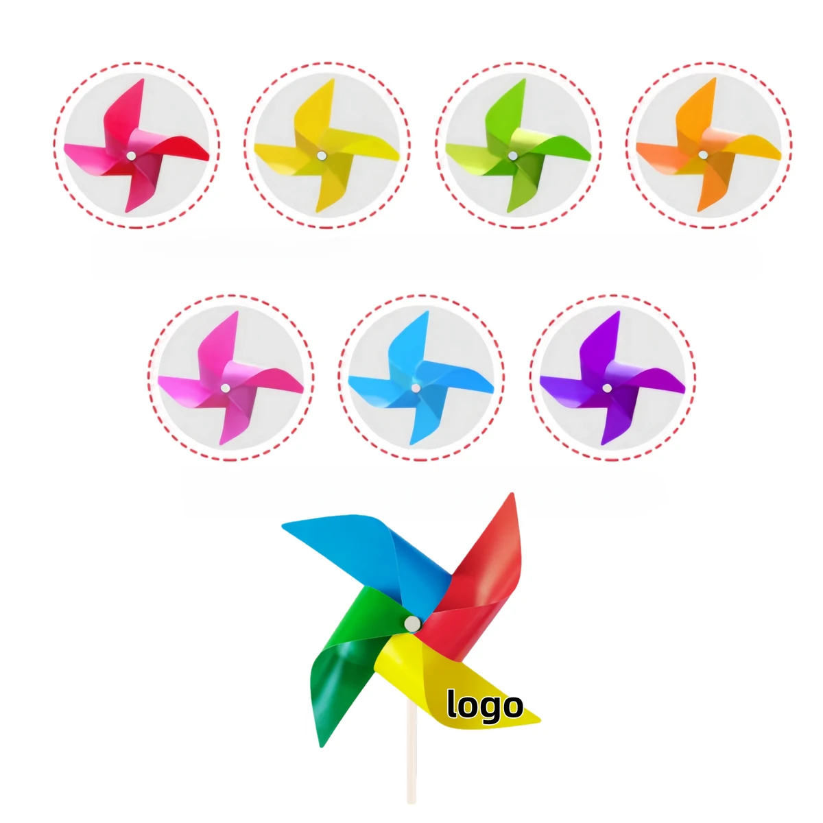 Colorful DIY Wind Spinner Toy 1