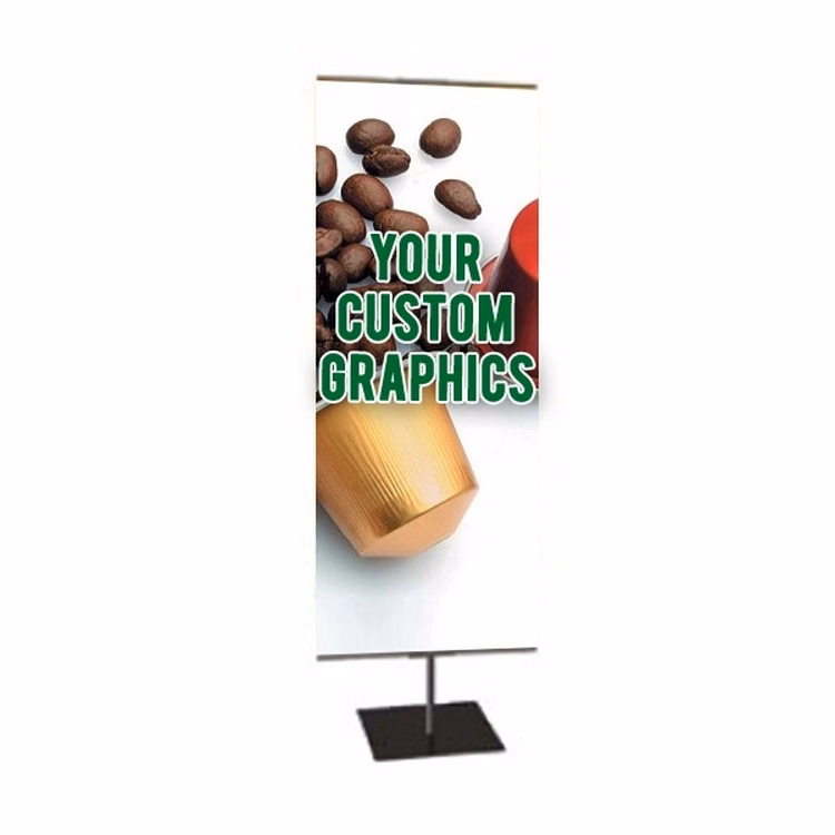 Banner Stand Medium with Square Base-Double Sided
